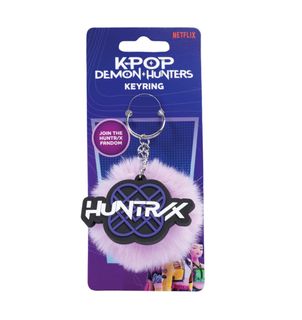 PREORDINE KPOP DEMON HUNTERS - PORTACHIAVI PON PON CON LOGO HUNTRIX 2D * SETTEM…