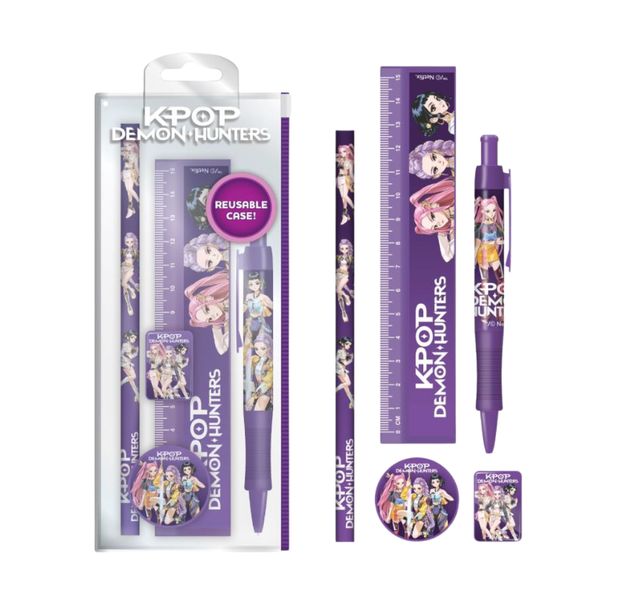 PREORDINE KPOP DEMON HUNTERS - SET ASTUCCIO TRASPARENTE *FINE GIUGNO