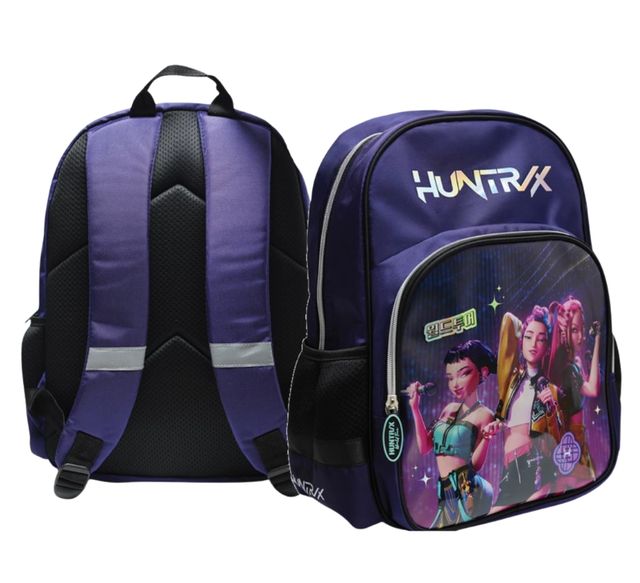 PREORDINE KPOP DEMON HUNTERS - ZAINO PREMIUM CON TASCA FRONTALE E TASCHE * SETT…