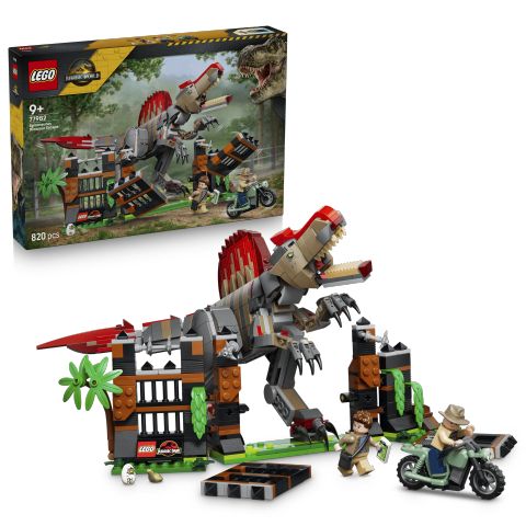 PREORDINE LEGO JURASSIC WORLD - Fuga del dinosauro Spinosaurus 77982 *AGOSTO