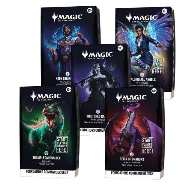 PREORDINE MAGIC THE GATHERING BOX FOUNDATIONS COMMANDER DECK - REALITY FRACTURE…