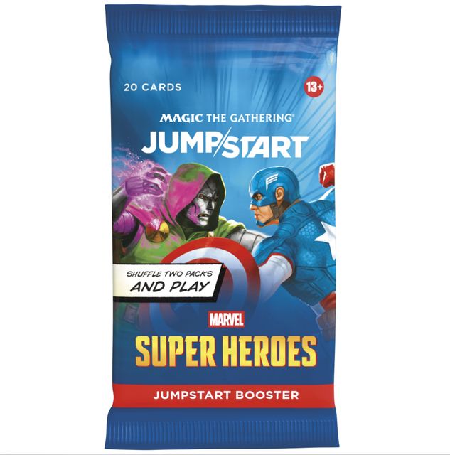 PREORDINE MAGIC THE GATHERING BOX JUMPSTART BOOSTER - MARVEL SUPER HEROES (24 B…