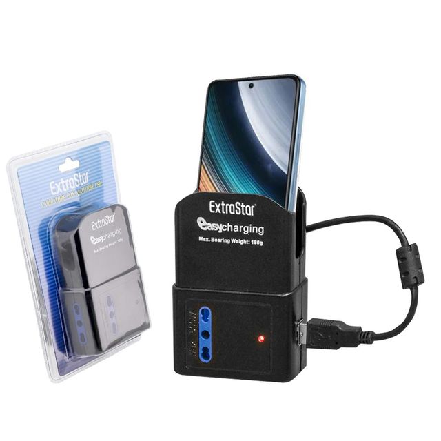 PRESA MULTIPLA CON USB E PORTA CELLULARE