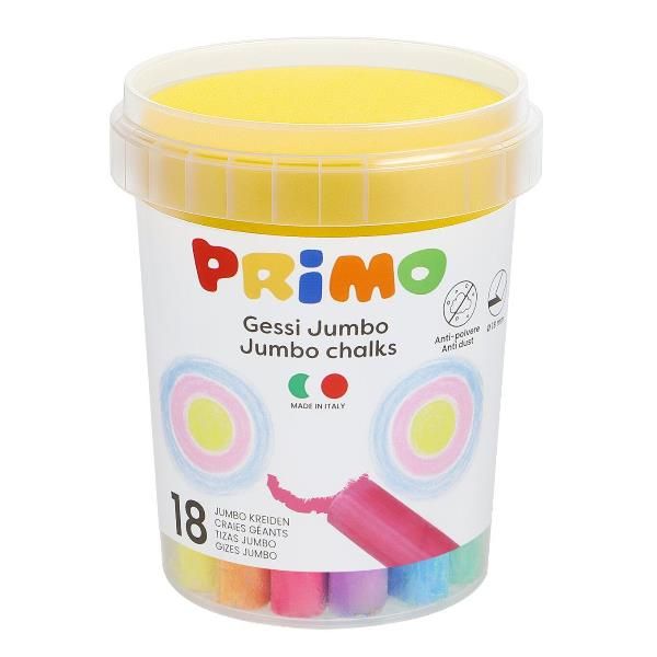 PRIMO CF18 GESSI JUMBO 18 COL. + SPUGNA
