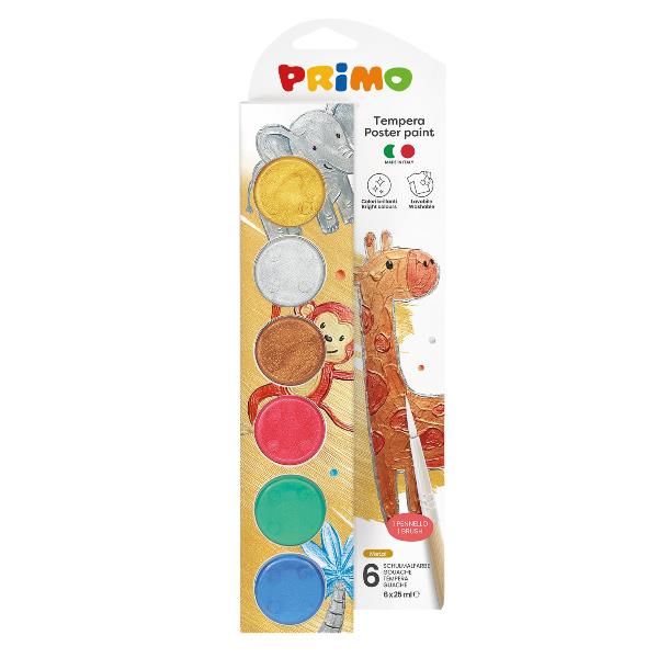 PRIMO CF6 TEMPERA IN VASETTI COL. METAL