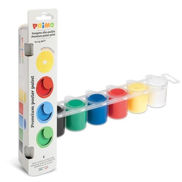 PRIMO CF6 TEMPERA VASETTO 25ML COL ASS
