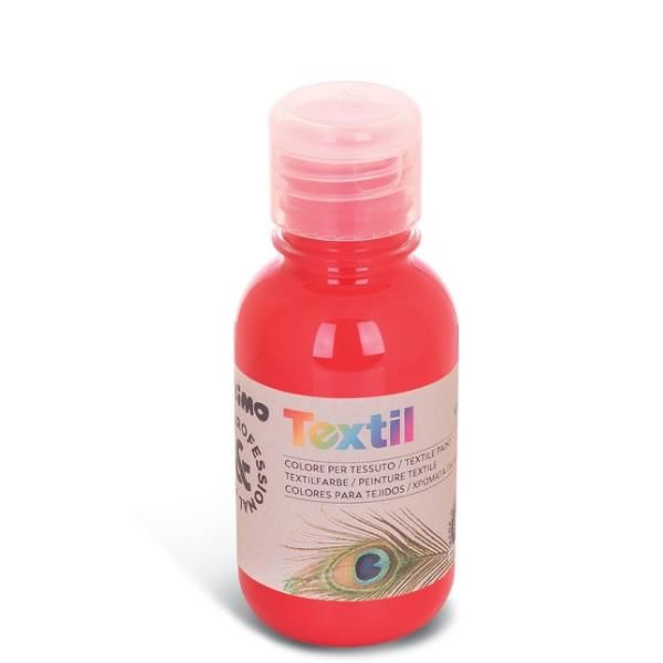 PRIMO COLORE PER TESSUTO FLACONE DA 125 ML VERMIGLIONE