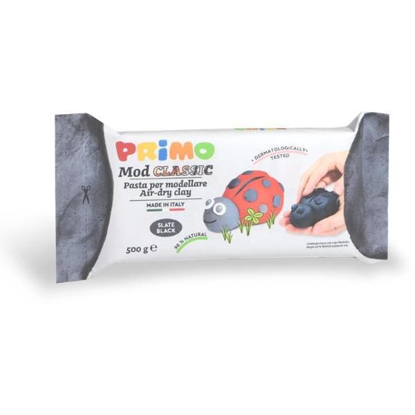 PRIMO PASTA DA MODELLARE PANETTO DA 500 GR NERO ARDESIA