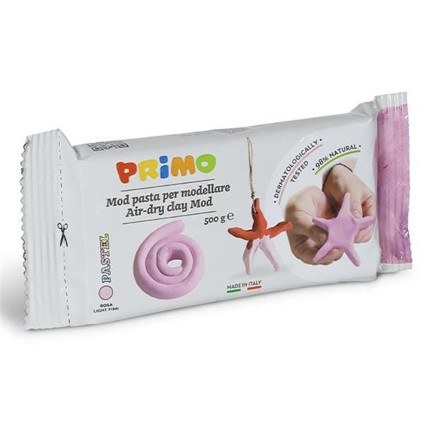 PRIMO PASTA DA MODELLARE PANETTO DA 500 GR ROSA PASTELLO
