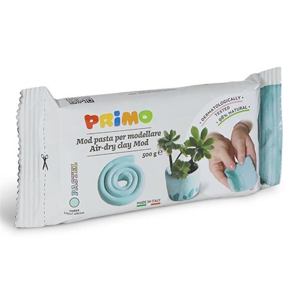 PRIMO PASTA DA MODELLARE PANETTO DA 500 GR VERDE PASTELLO
