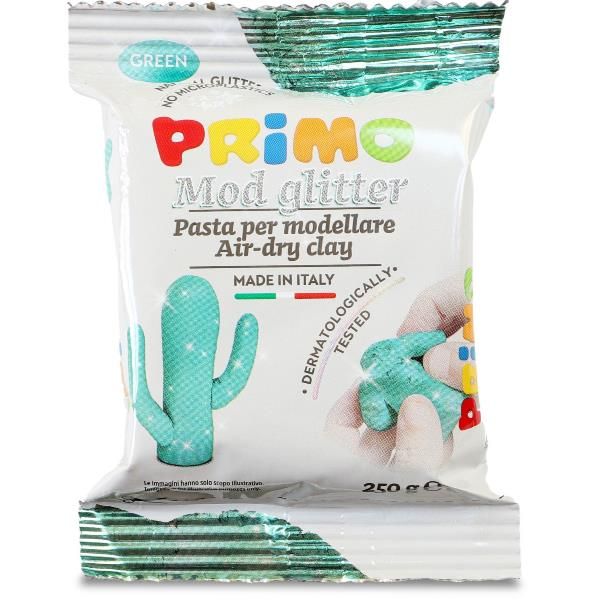 PRIMO PASTA PER MOD. 250GR GLITTER VERDE