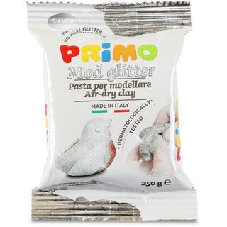 PRIMO PASTA PER MOD.250GR GLITTER ARGENTO