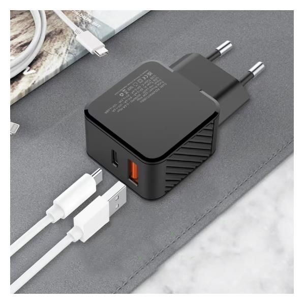 PRODOTTI BULK CARICATORE DA MURO 20W USB-C/A PD