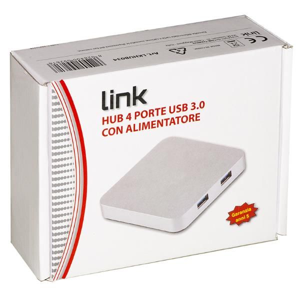 PRODOTTI BULK HUB 4 PORTE USB 3.0 CON ALIMENTATOR