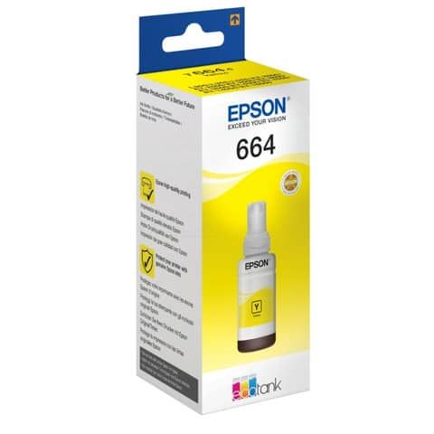 Epson T6644 - 70 ml - giallo - originale - ricarica inchiostro - per EcoTank ET…