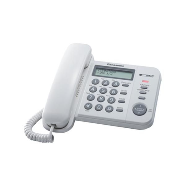 Panasonic KX-TS560EX1W - Telefono con filo con ID chiamante