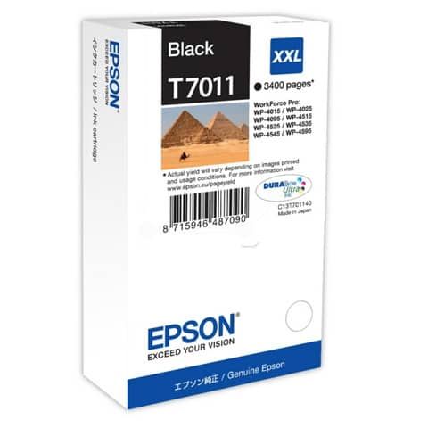 Epson T7011 - 63.2 ml - misura XXL - nero - originale - blister - cartuccia d'i…