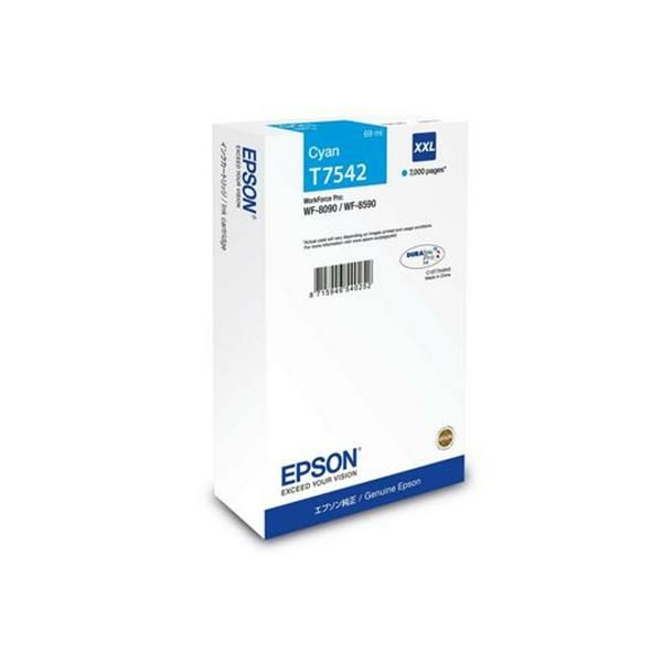 Epson T7542 - 69 ml - misura XXL - ciano - originale - cartuccia d'inchiostro