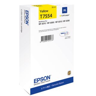 Epson T7554 - 39 ml - misura XL - giallo - originale - cartuccia d'inchiostro