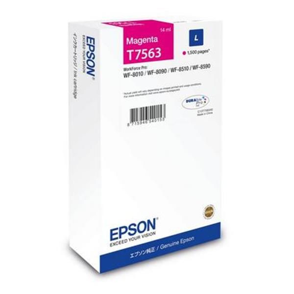 Epson T7563 - 14 ml - taglia L - magenta - originale - scatola - cartuccia d'in…