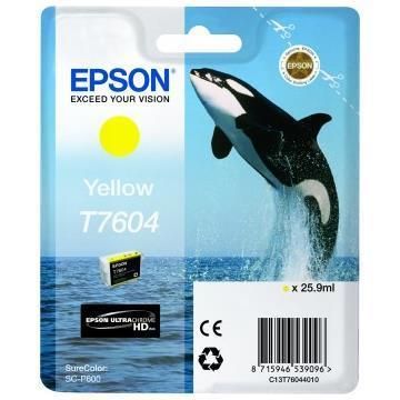 Epson T7604 - 26 ml - giallo - originale - blister - cartuccia d'inchiostro - p…