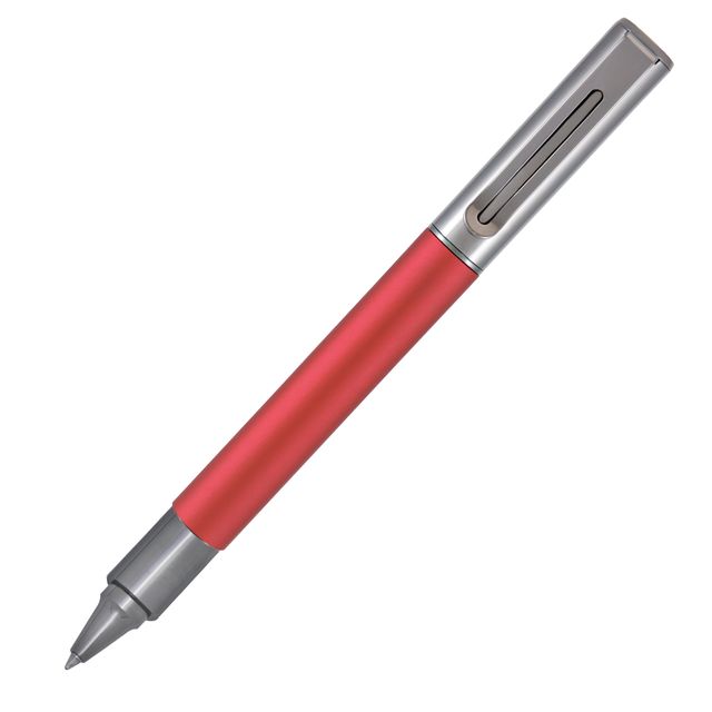 Penna roller Ritma - punta M - fusto rosso - Monteverde