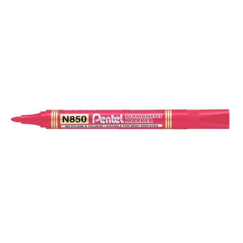 Pentel - Marcatore - permanente - rosso - inchiostro a base alcolica - 2 mm