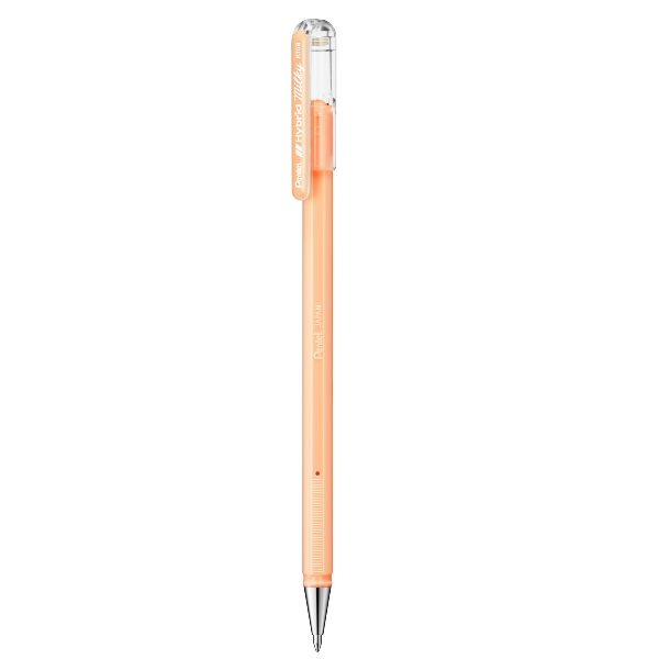 Pentel Hybrid Milky - Penna a sfera - arancione pastello - inchiostro gel - 0.8…