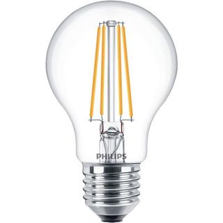 Philips - Lampadina LED - trasparente finitura - E27 - 7 W (equivalente 60 W) -…