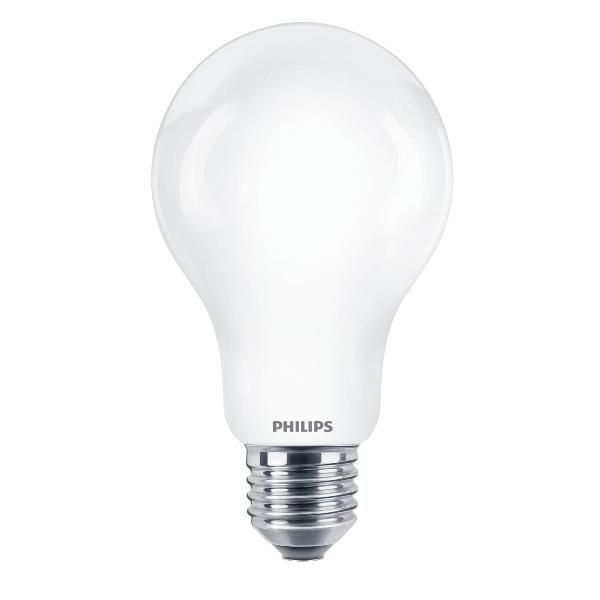 Philips - Lampadina con filamento LED - forma: A67 - satinata finitura - E27 - …