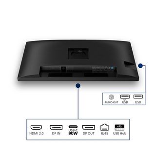 Philips 32B2U3601/00, 80 cm (31.5?), 2560 x 1440 Pixel, Quad HD, LCD, 4 ms, Nero