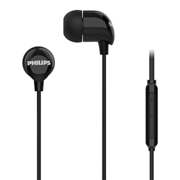 Philips CUFFIE IN EAR CABLATE CON MICROFONO - NERO