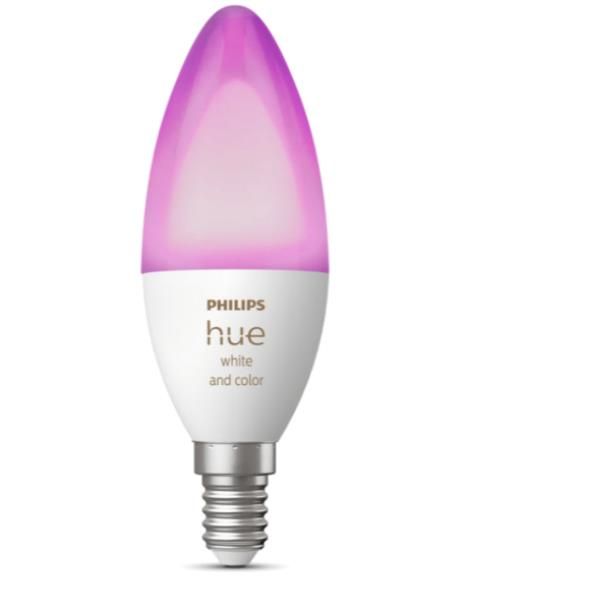 Philips Hue White and Colour Ambiance - Lampadina LED - forma: B39 - E14 - 4 W …
