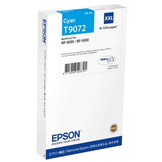 Epson T9072 - 69 ml - misura XXL - ciano - originale - scatola - cartuccia d'in…
