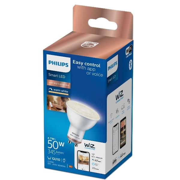 Philips Smart - Lampadina a spot a LED - forma: PAR16 - GU10 - 4.7 W (equivalen…