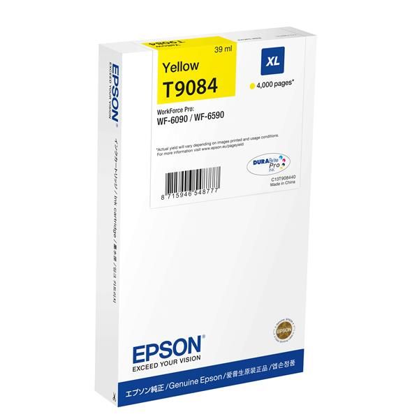 Epson T9084 - 39 ml - misura XL - giallo - originale - cartuccia d'inchiostro -…