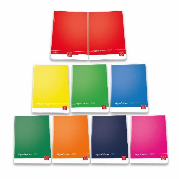 Pigna Colours 100 - Quaderno - graffettato - maxi - A4 - 19 fogli / 38 pagine -…