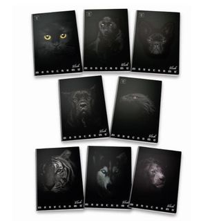 Pigna Monocromo Black - Quaderno - graffettato - A4 - 19 fogli - quadretti - di…