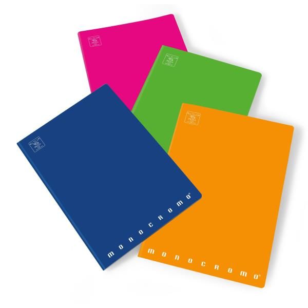 Pigna Monocromo QI - Quaderno - graffettato - A4 - 38 fogli - Lineatur QI - dis…