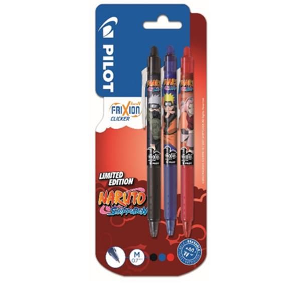 Pilot FRIXION CLICKER NARUTO ASSORTITI