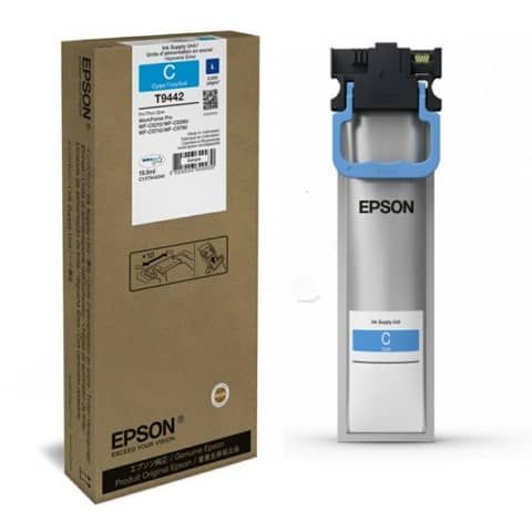 Epson T9442 - 19.9 ml - ciano - originale - cartuccia d'inchiostro - per WorkFo…