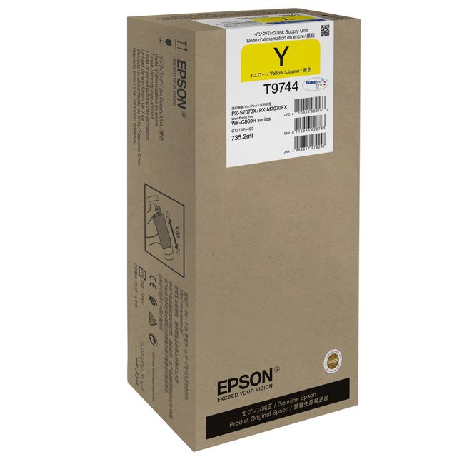 Epson T9744 - Misura XXL - giallo - originale - cartuccia inchiostro