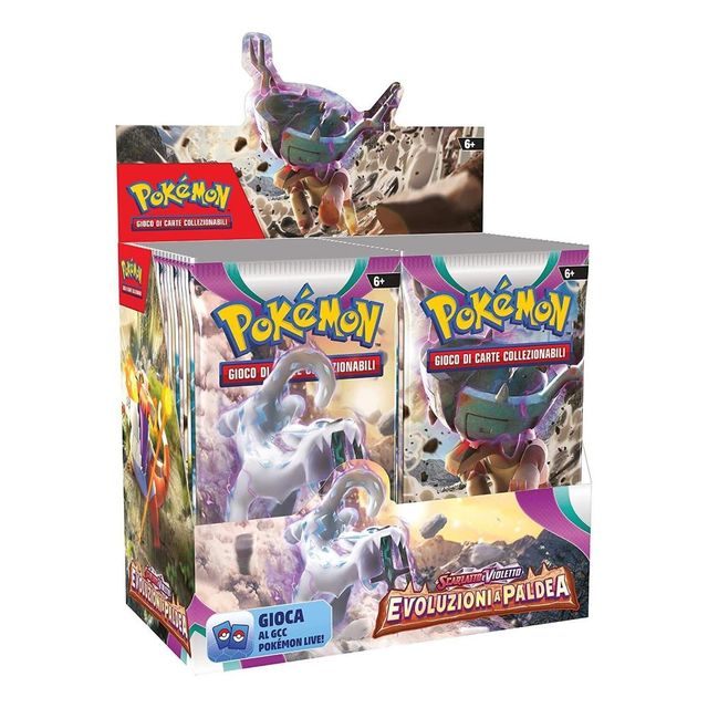 Pokemon - Bustina Singola in Esp. 36 "Scarlatto e Violetto - 02 Evoluzioni a Pa…