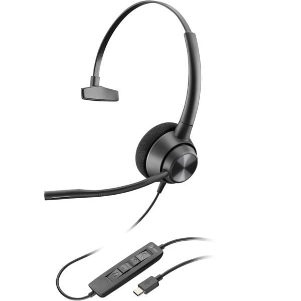 Poly EncorePro 310 - EncorePro 300 series - cuffie con microfono - over ear - c…