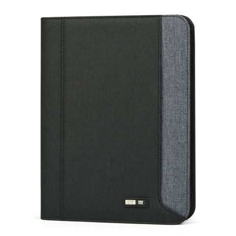Portablocco in tessuto - nero/grigio chiaro - 19,5x25,5 cm - Niji