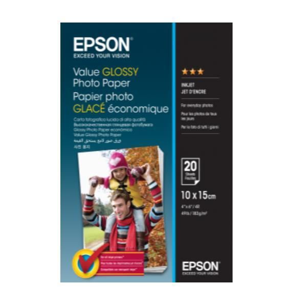 Epson Value - Lucido - 100 x 150 mm - 183 g/m² - 20 fogli carta fotografica - p…