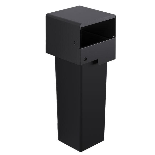 Portarifiuti murale coperto singolo con serratura e reggisacco 90lt Stilcasa