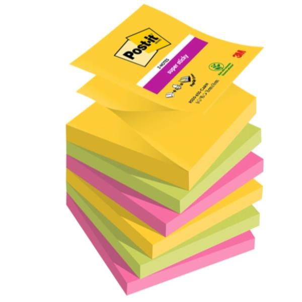 Post-it Super Sticky Z-Notes Carnival - Foglietti per appunti - 76 x 76 mm - 54…