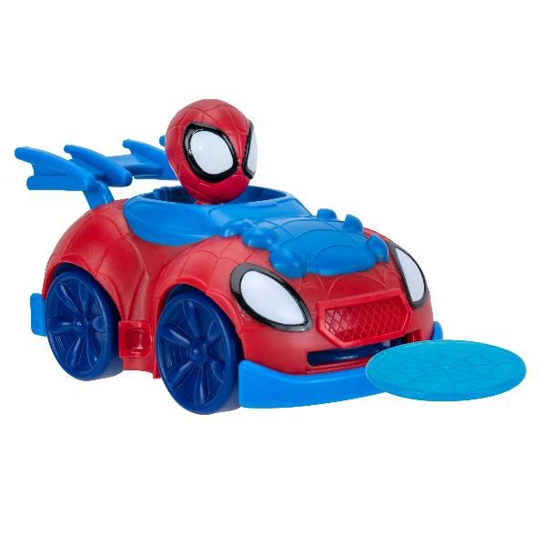 REI TOYS MARVEL SPIDEY VEICOLI LANCIADISCHI CON RUOTE LIBERE 12 CM PERSONAGGIO …