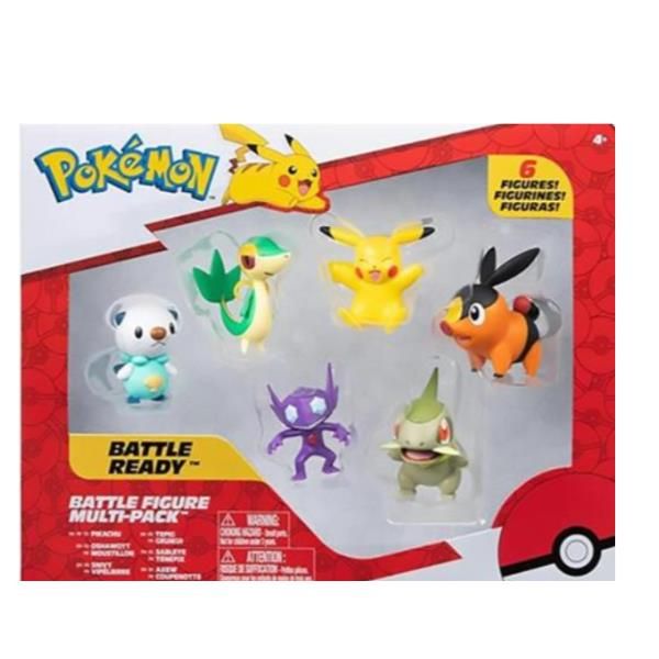 REI TOYS PKMN BATTLE FIGURE 6PERS DLX ASS.4